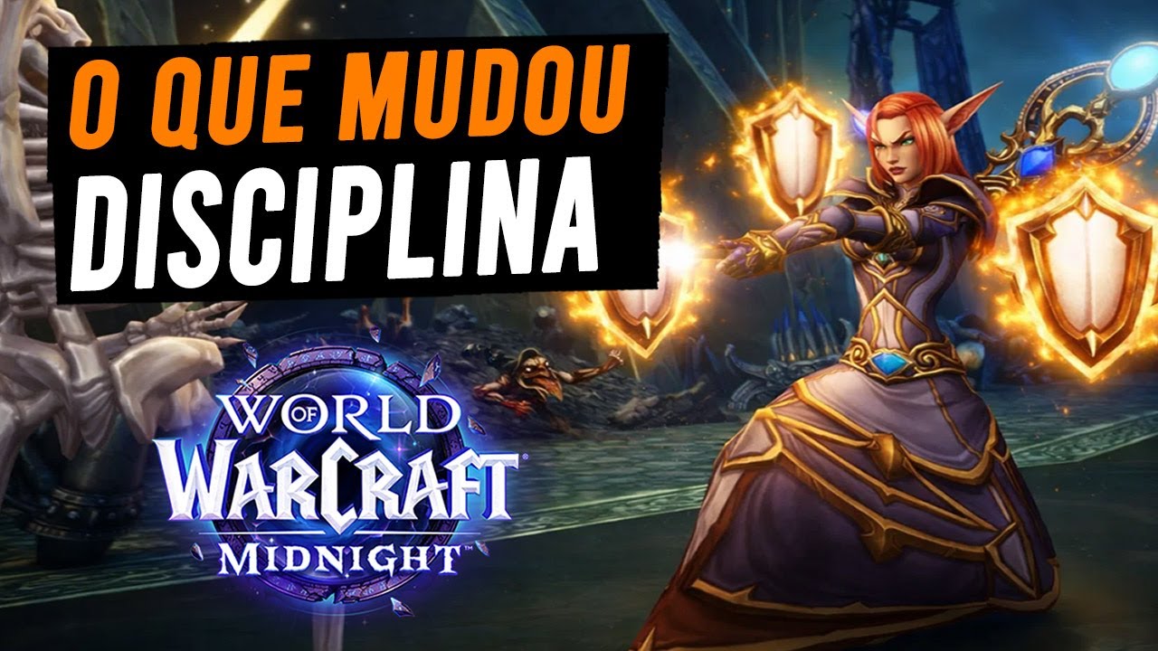 Todas as mudanças do Sacerdote DISCIPLINA - Pre Patch de Midnight