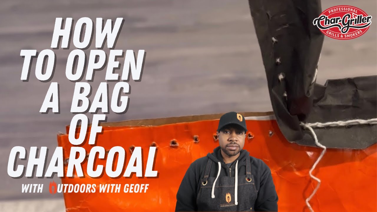 How To Open A Bag of Charcoal