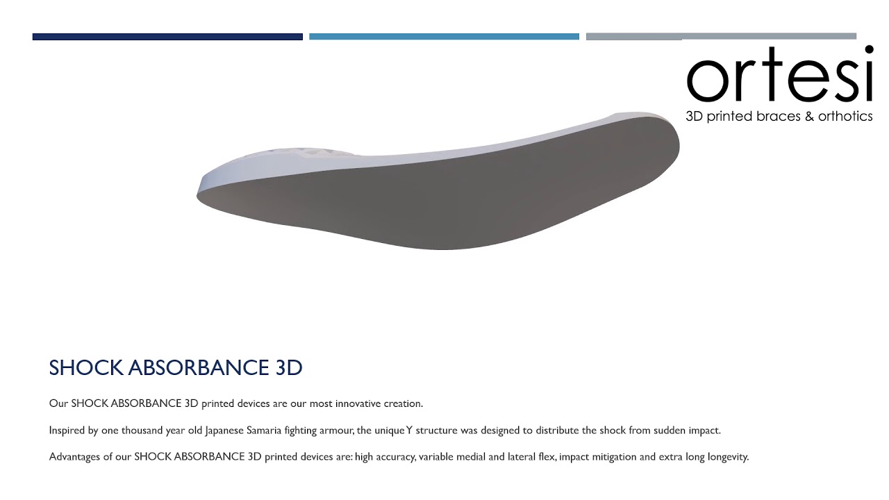 Introducing Ortesi 3D printed custom orthotics
