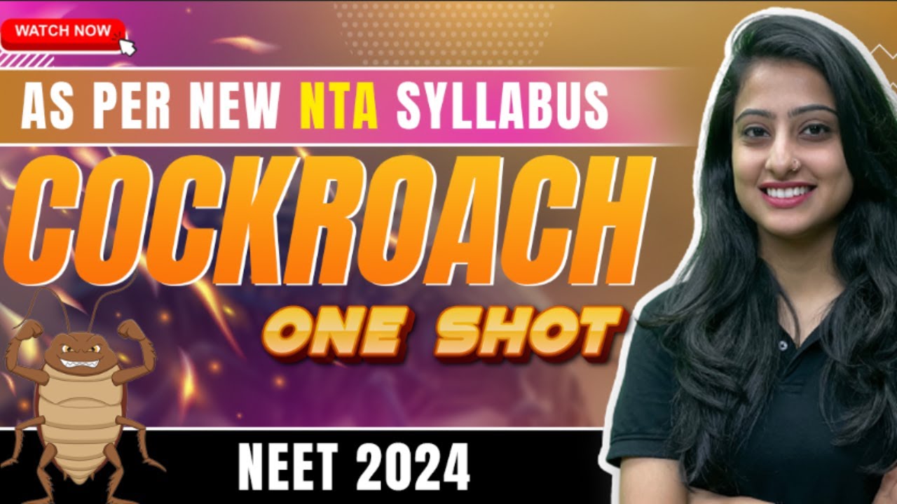 Cockroach in One Shot | NEET 2024 | Latest NMC Syllabus