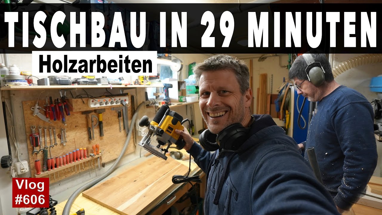 #606 DER COOLSTE Camper Tisch für einen Kastenwagen? | Mit Verließ | Bau & Tipps | Echtholz