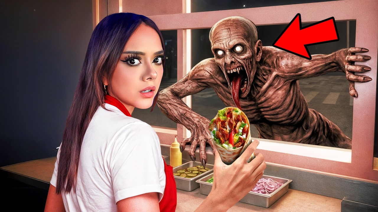 VENDIENDO COMIDA A ANOMALÍAS EN ROBLOX  😰 | Shawarma Kiosk