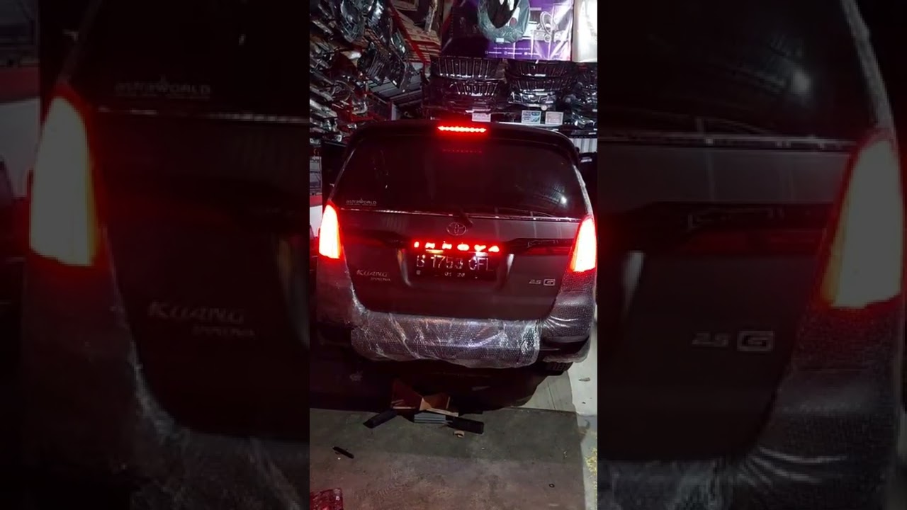 Trunklid innova grand 2014-2015 Lampu Running dan bisa di aplikasikan ke semua inova 2004-2015