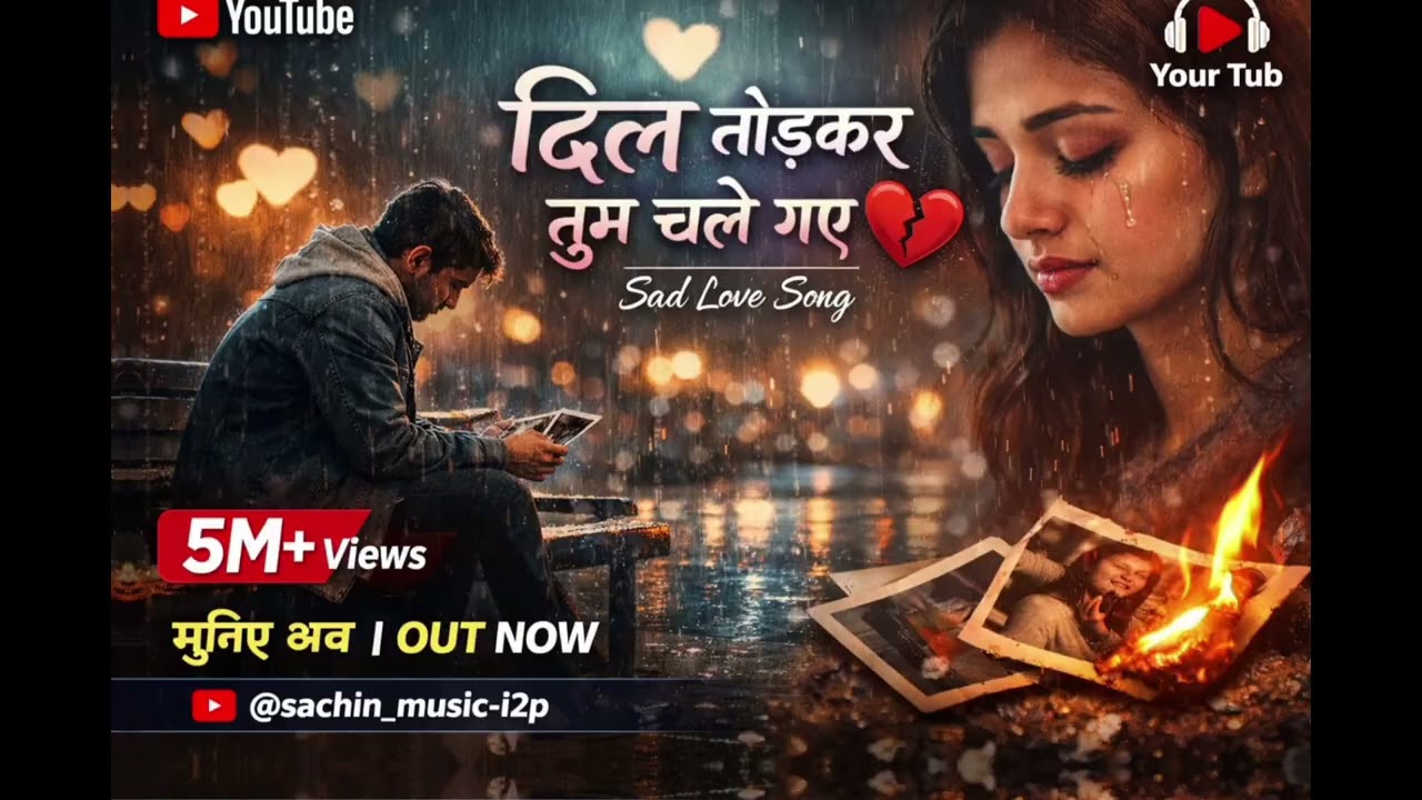 दिल तोड़कर तुम चले गए 💔 | Sad Love Song | Dil Todkar Tum Chale Gaye | @sachin_music-i2p