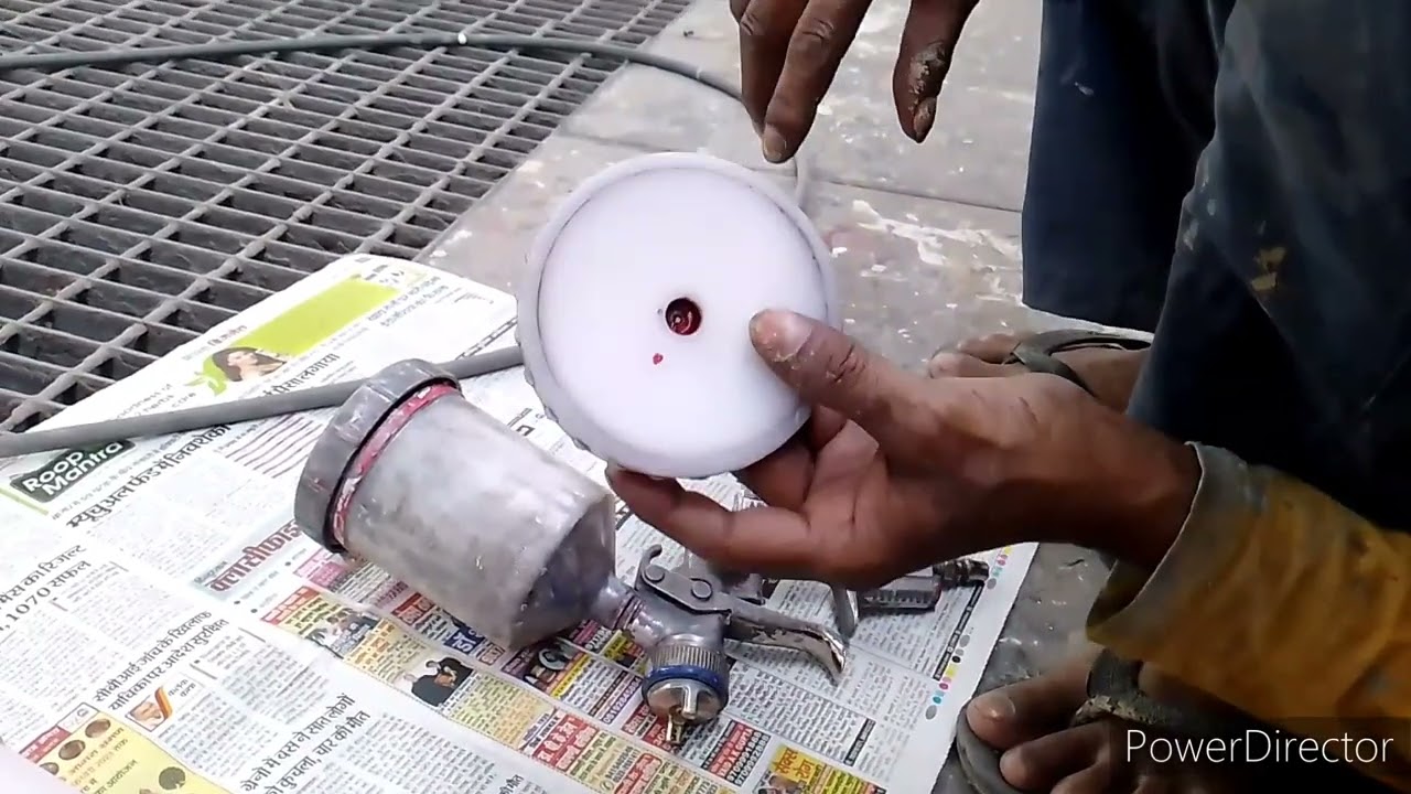 How to spray gun setting and adjustment and air pressure