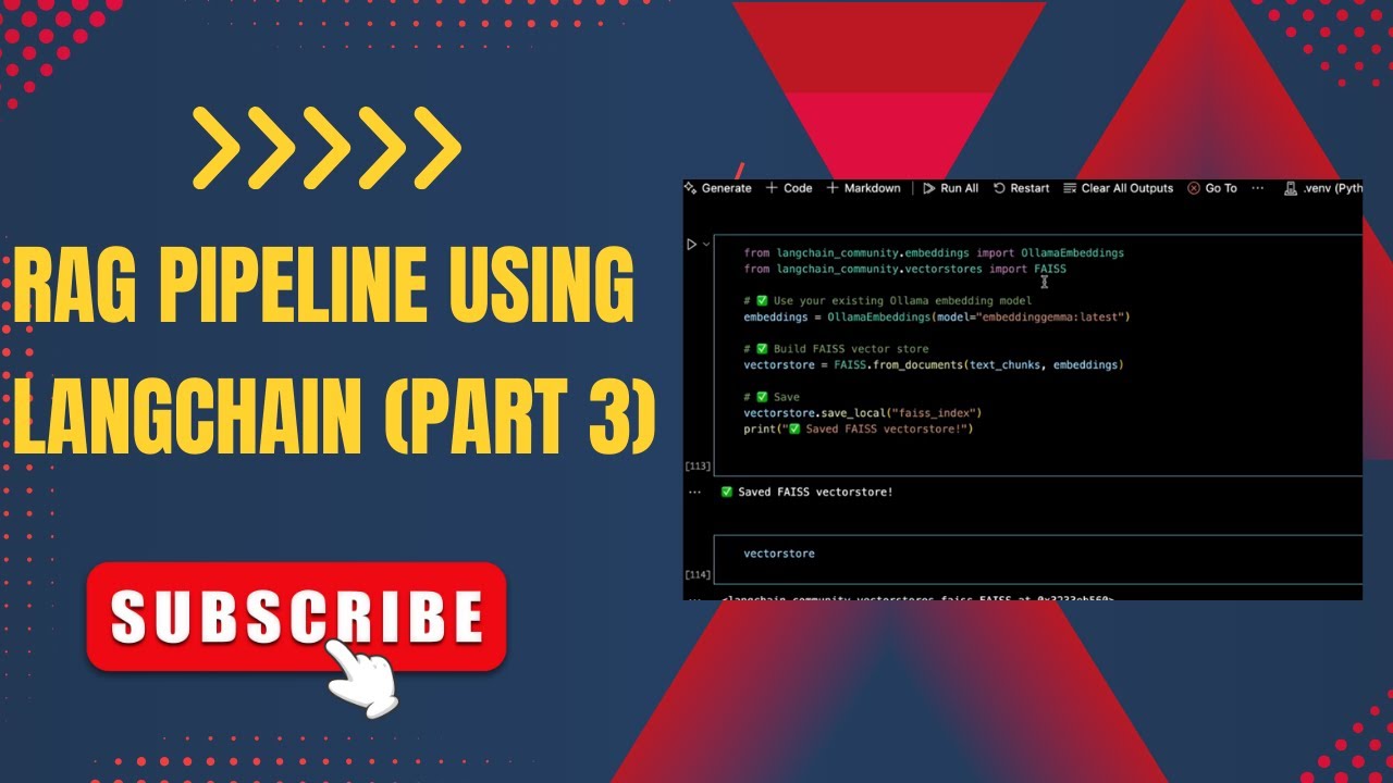Implementing RAG Pipeline using LangChain | End-to-End Implementation(Part3)