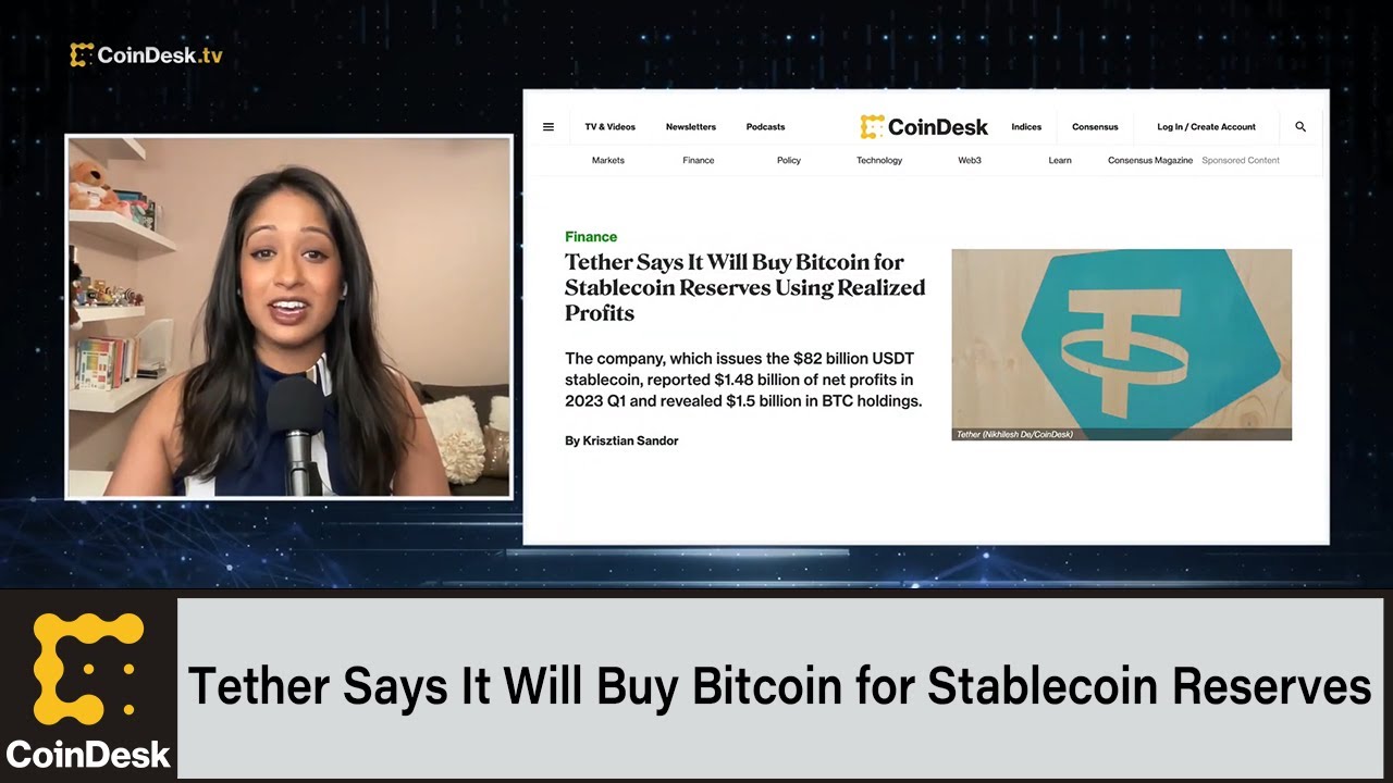 Tether Says It Will Buy Bitcoin for Stablecoin Reserves With Realized Profits