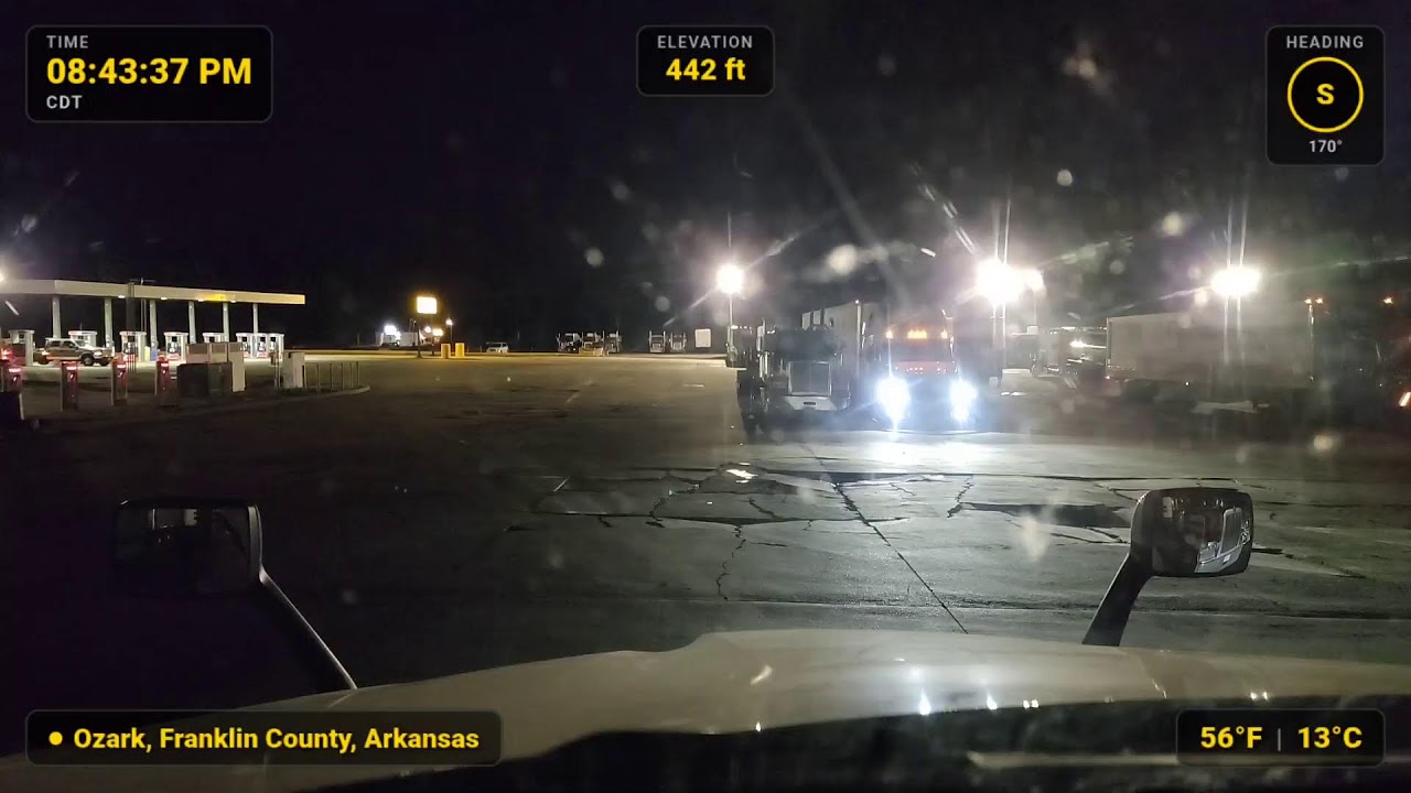 ASMR Trucking POV - IRL  | Dalhart Tx, Oklahoma City OK, ➜ Ozark AR