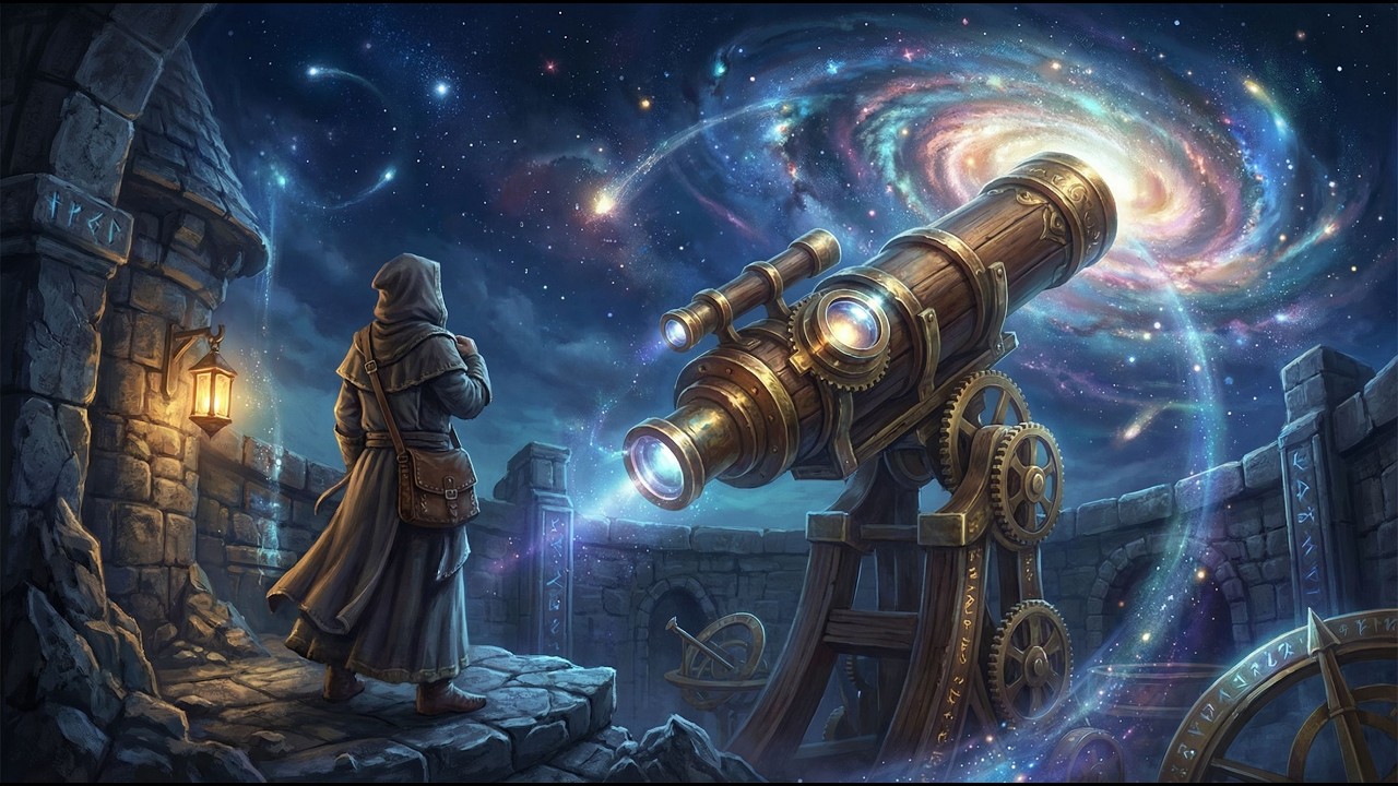 The Astronomer of the Endless Night | Medieval Fantasy Music for Focus & Study