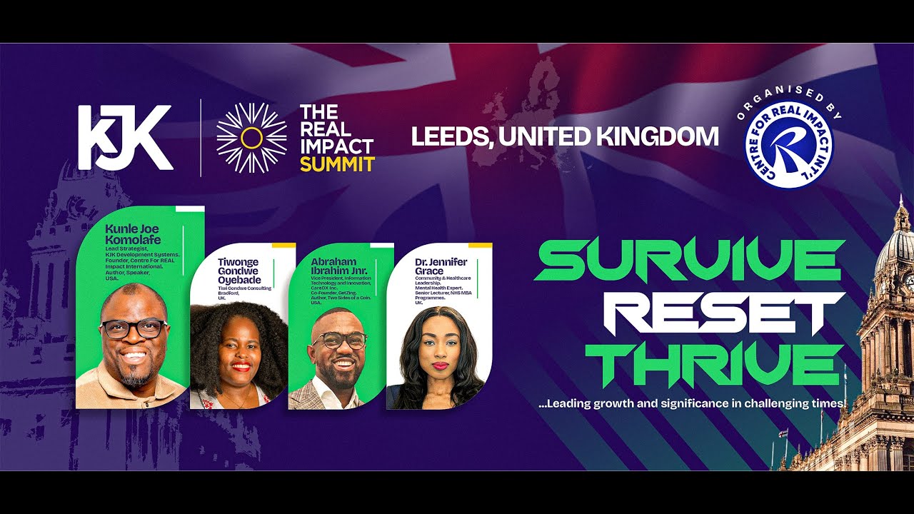 The REAL IMPACT SUMMIT, UK 2025 - Survive, Reset, Thrive 1