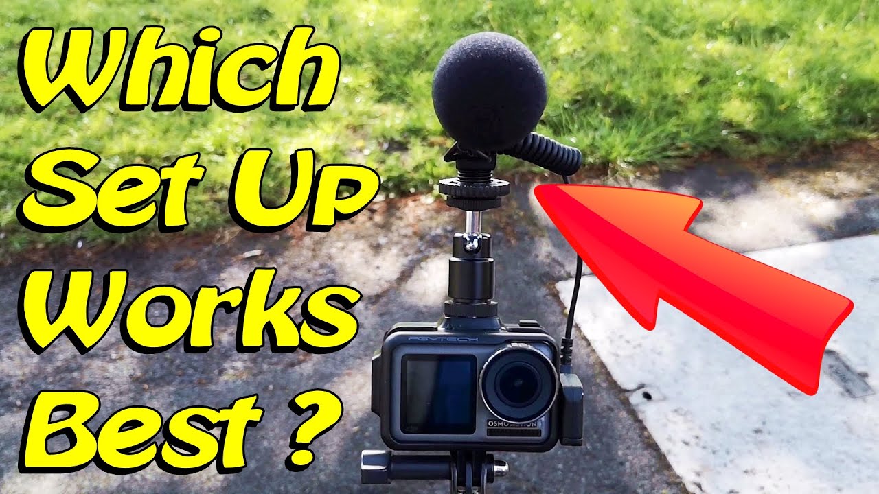 DJI Osmo Action Camera - Testing External Microphone Set Ups