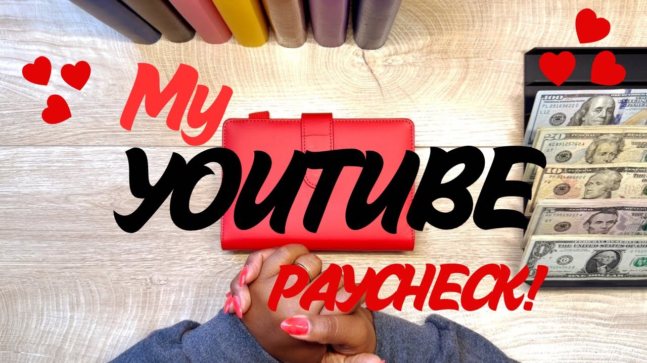 Распределяю наличные: моя зарплата с YouTube! #бюджетирование