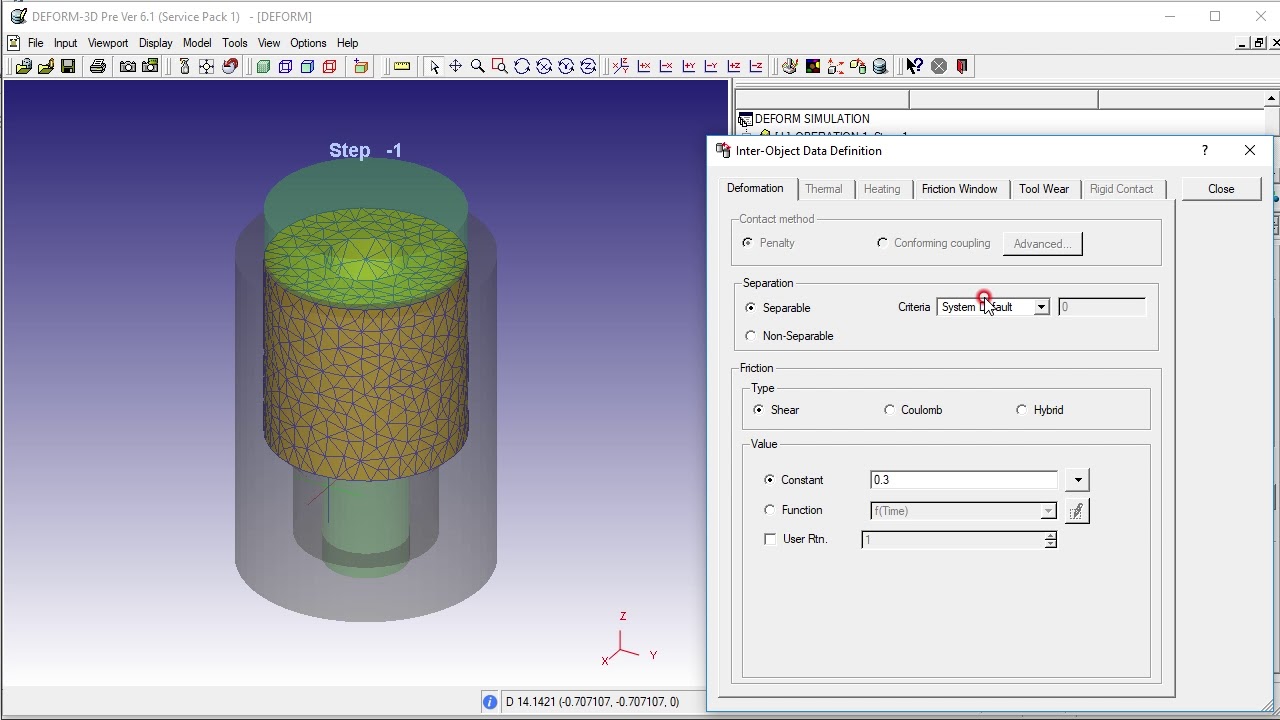 DEFORM Tutorial 02 extrusion