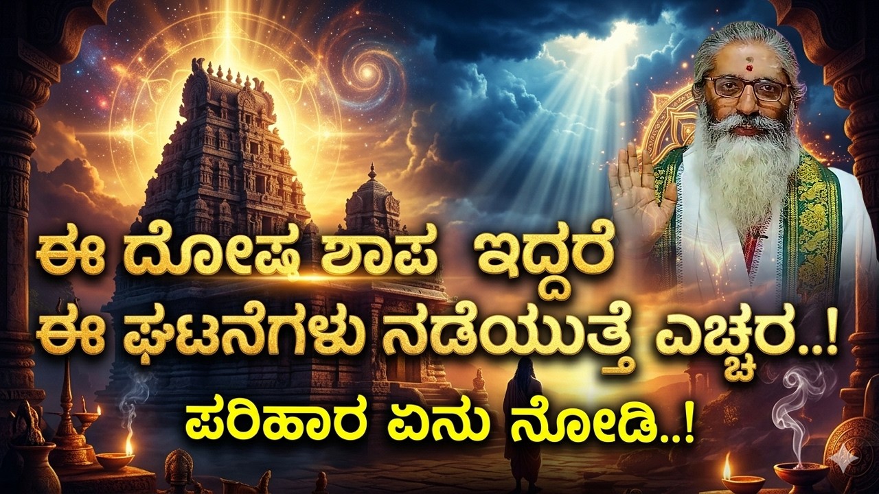 ಈ ದೋಷ ಶಾಪ ಇದ್ದರೆ ಈ ಘಟನೆಗಳು ನಡೆಯುತ್ತೆ ಎಚ್ಚರ..! ಪರಿಹಾರ ಏನು ನೋಡಿ.. #dattapeetham