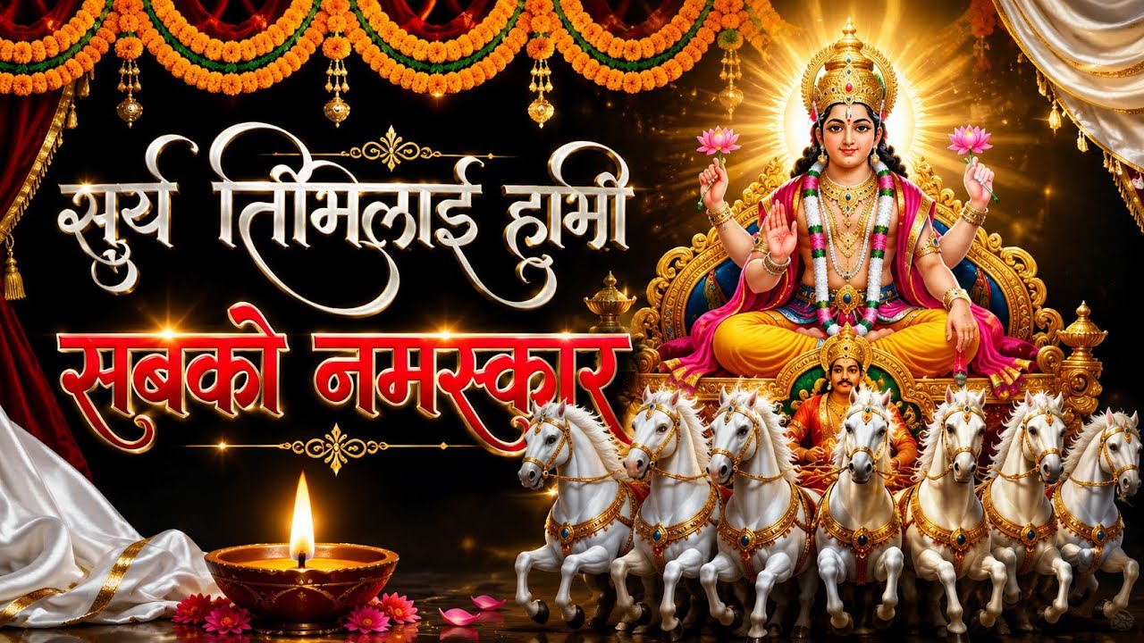 Surya Dev Bhajan | Nepali Dohori Style | New Devotional Song   सूर्य भगवान भजन | लोक दोहोरी शैली |