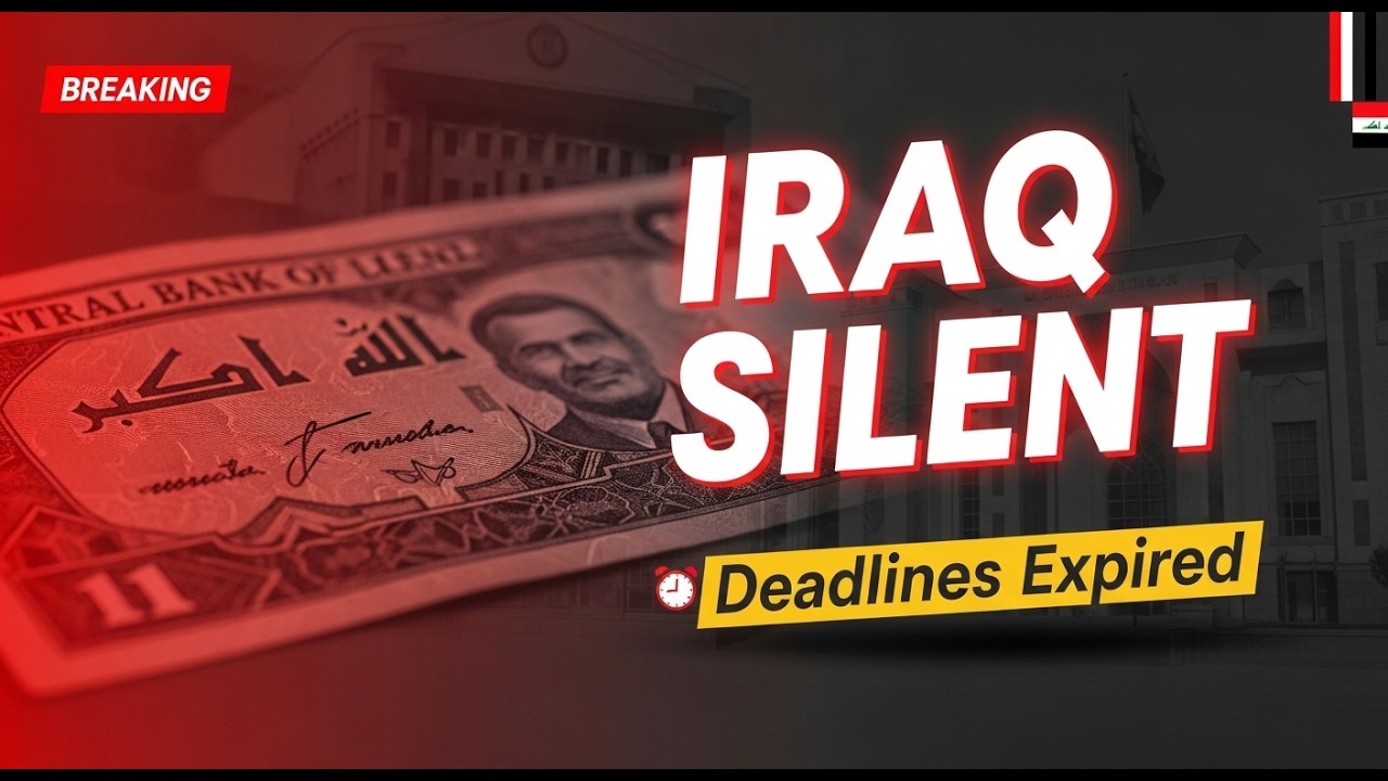🚨 Iraq Central Bank Went Quiet - And Political Deadlines Just Expired!