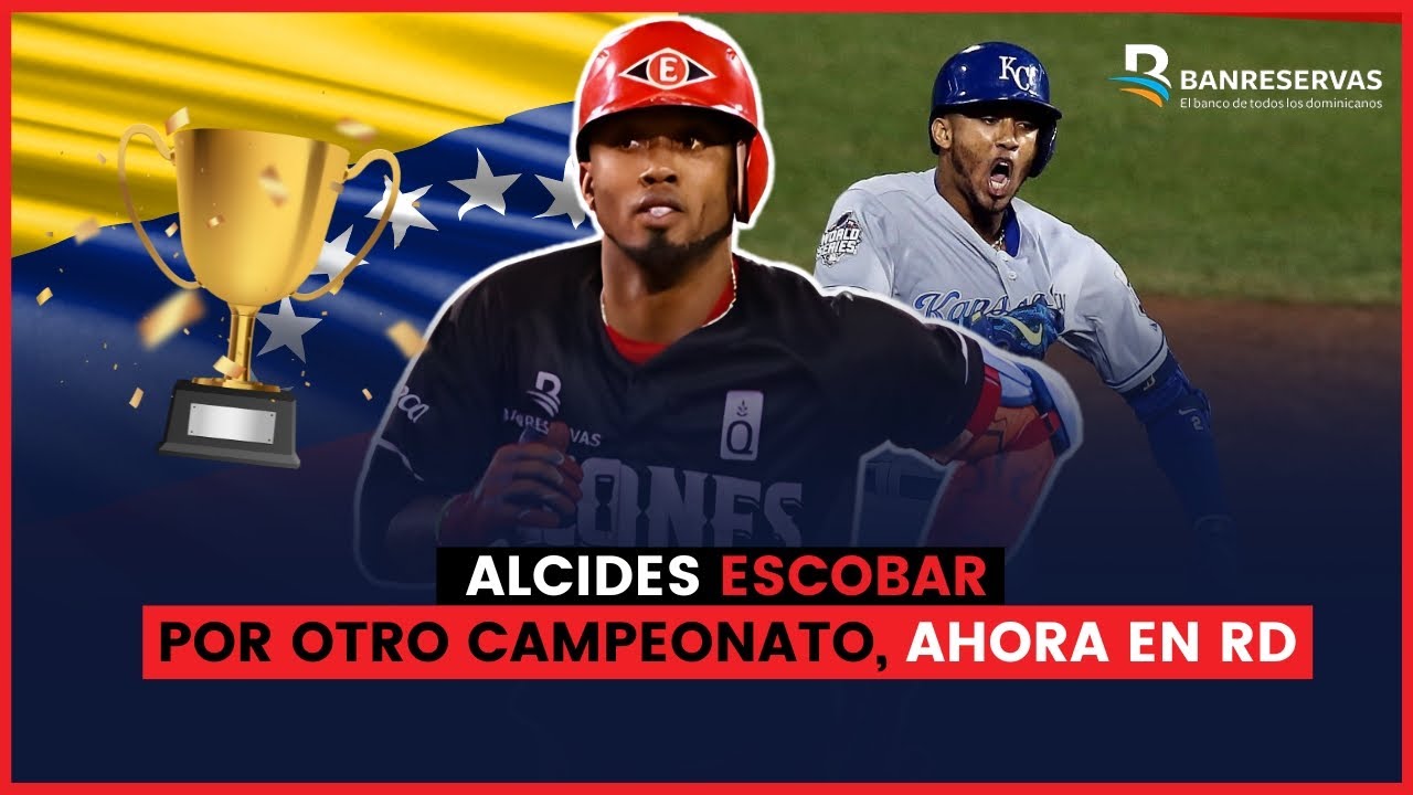 De la Serie Mundial a LIDOM: Alcides Escobar quiere ganarlo todo