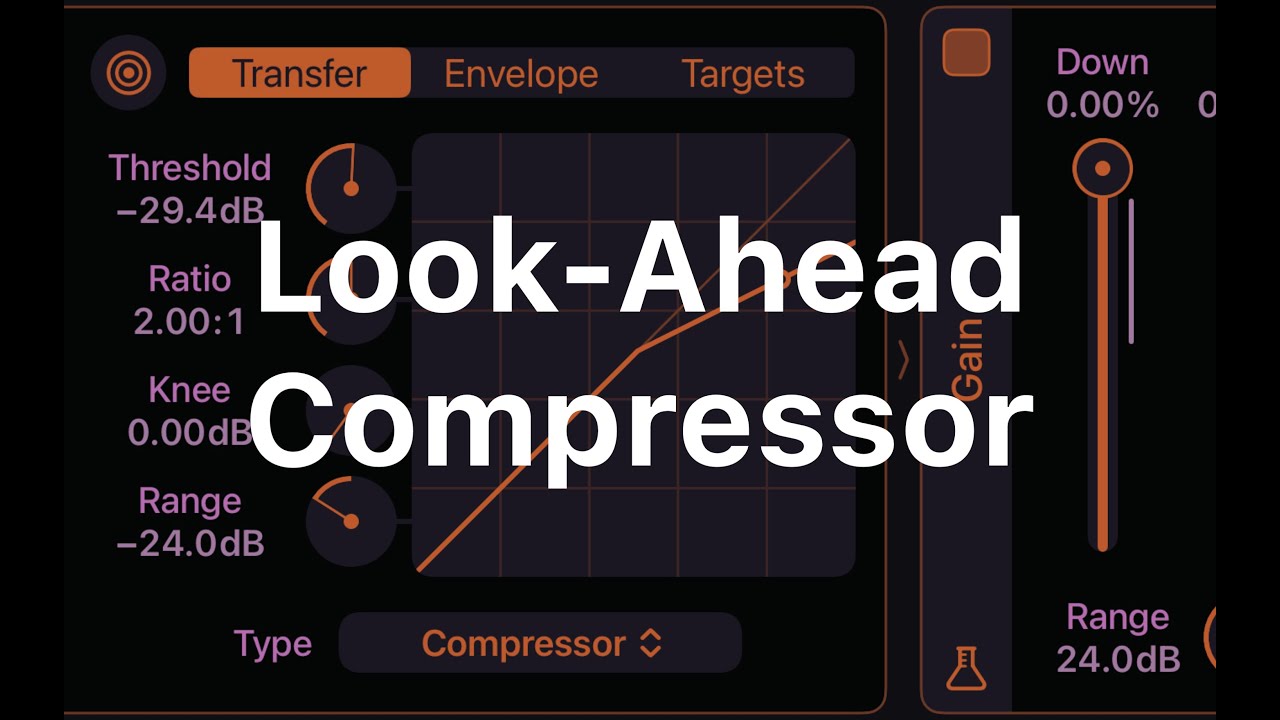 Gain Computer Part 5: Create Look-Ahead Compressor