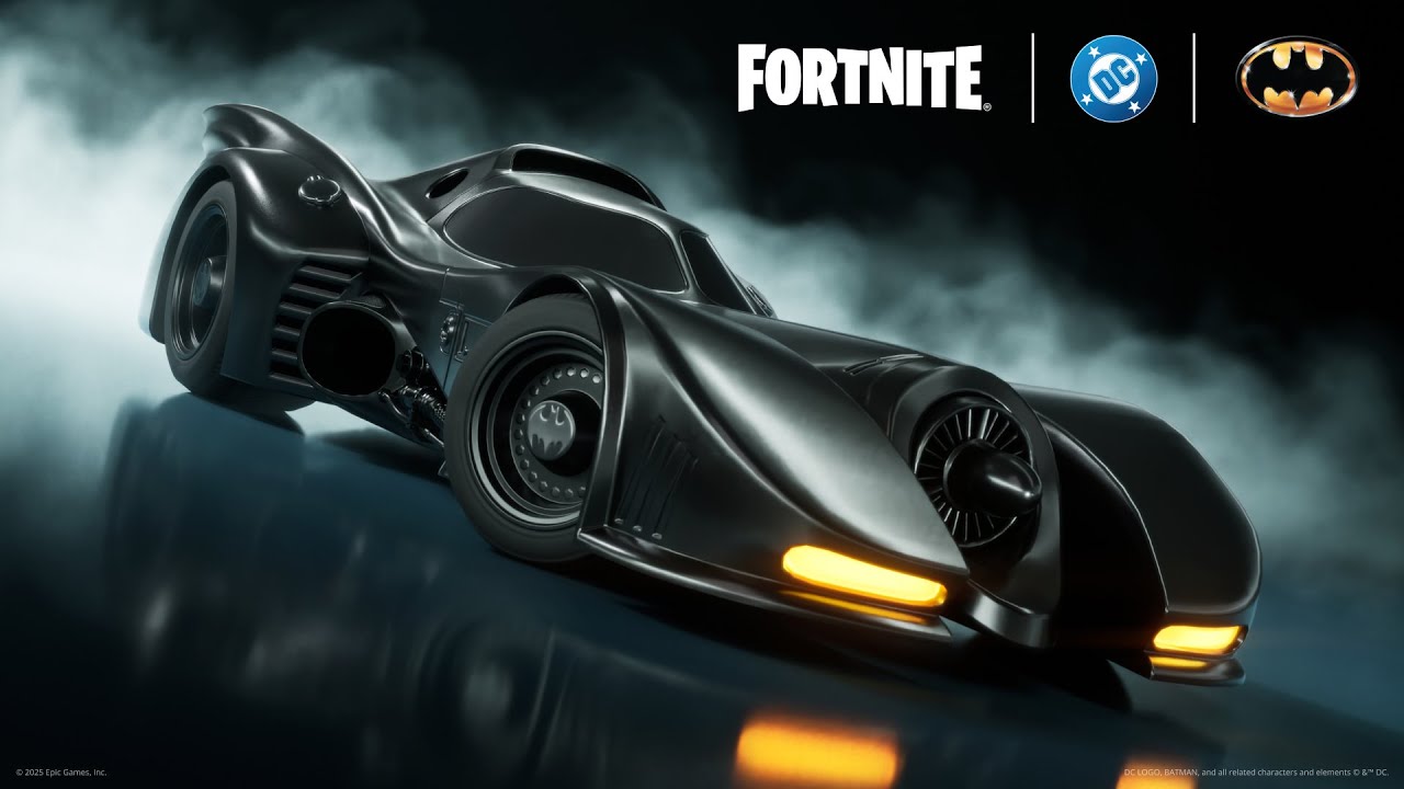 Batmobile (1989) Speeds into Fortnite