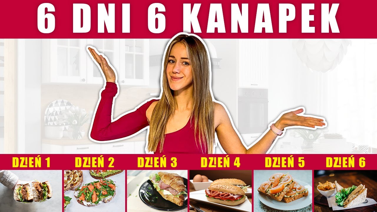 6 DNI 6 RÓŻNYCH KANAPEK - PRZEPISY🥪