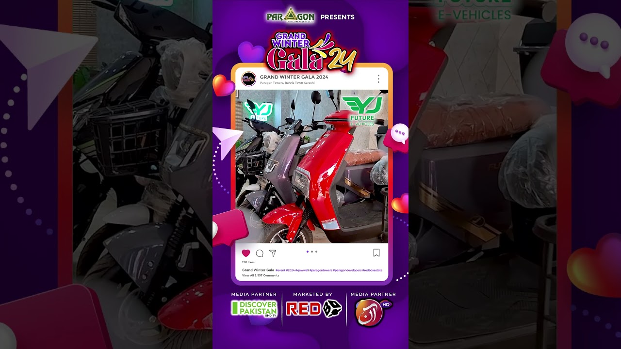 YJ Future, E-Vehicles, is Coming to the Grand Winter Gala '24! | Paragon Tower 
