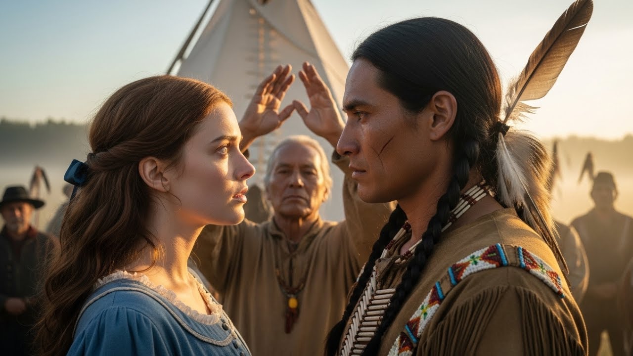 “They Forced Her to Marry The Silent Lakota Warrior… But He Carried a Pain She Could Feel.”