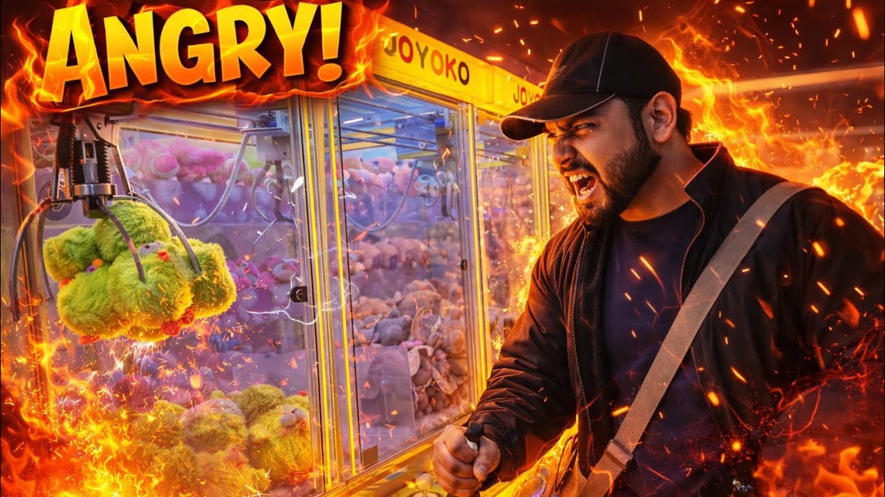 I LOST MY MIND Over This Claw Machine!😡🔥Mini Vlogg #fun #vlog #angry #entertainment #viralvideo 