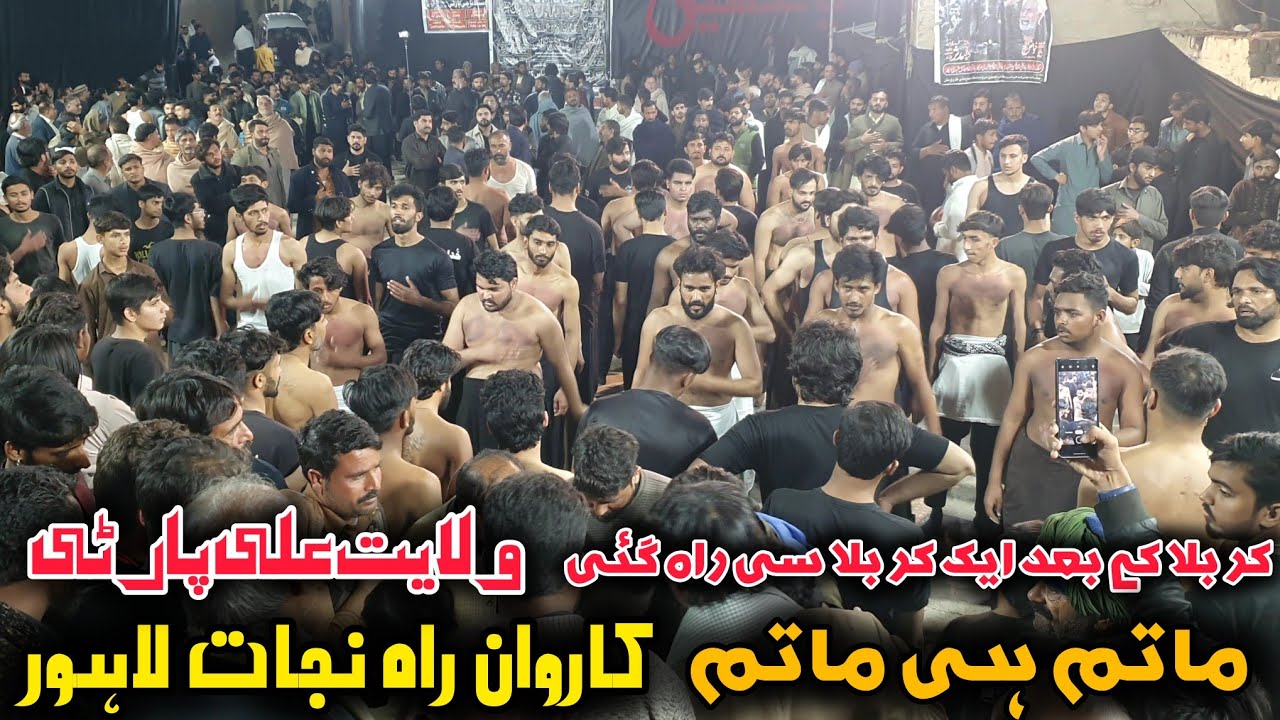 Walyiat Ali Party Noha 2025 | Karbala K Baad Ek | Matami Sanghat Karwan Rah e Nijaat Lahore.2025
