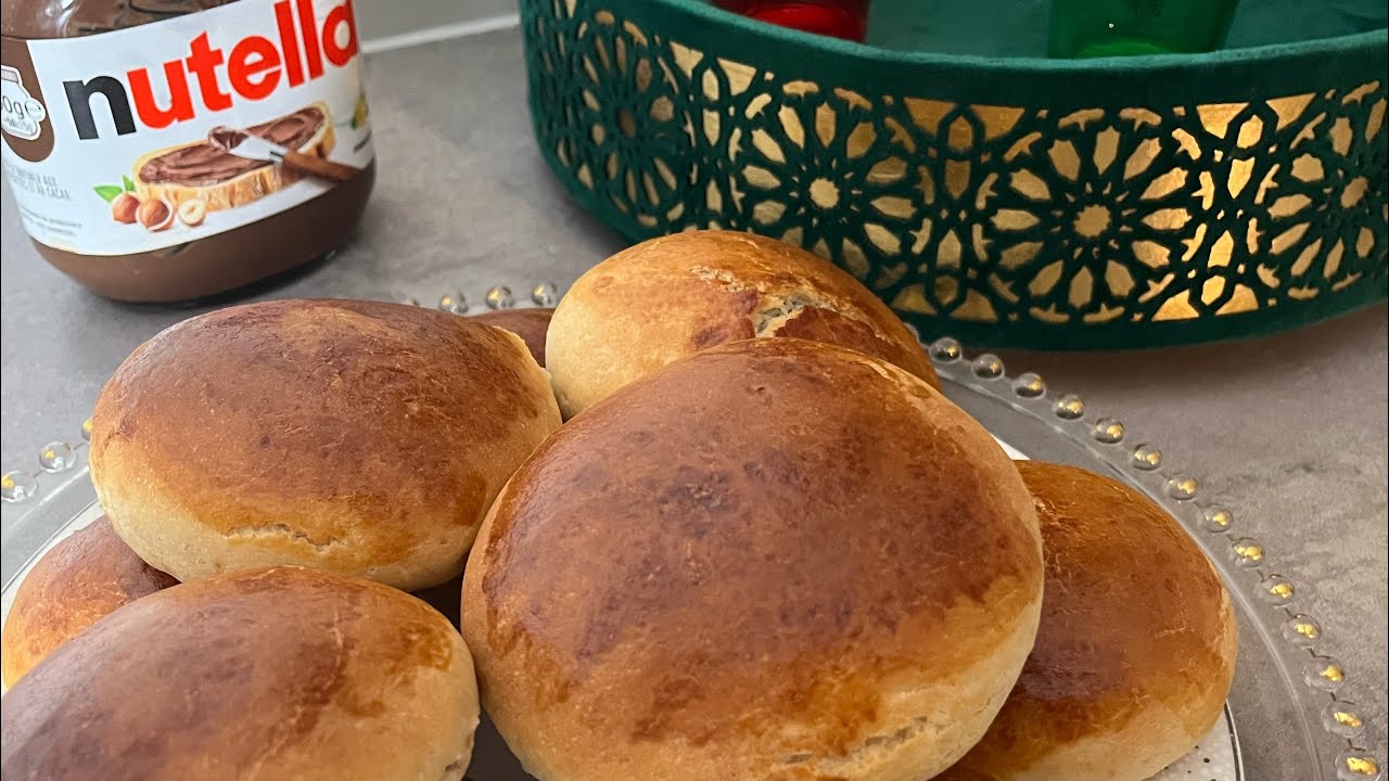 بريوش بالنوتيلا قطنيين جربيهم و ردي عليا Brioche à la Nutella