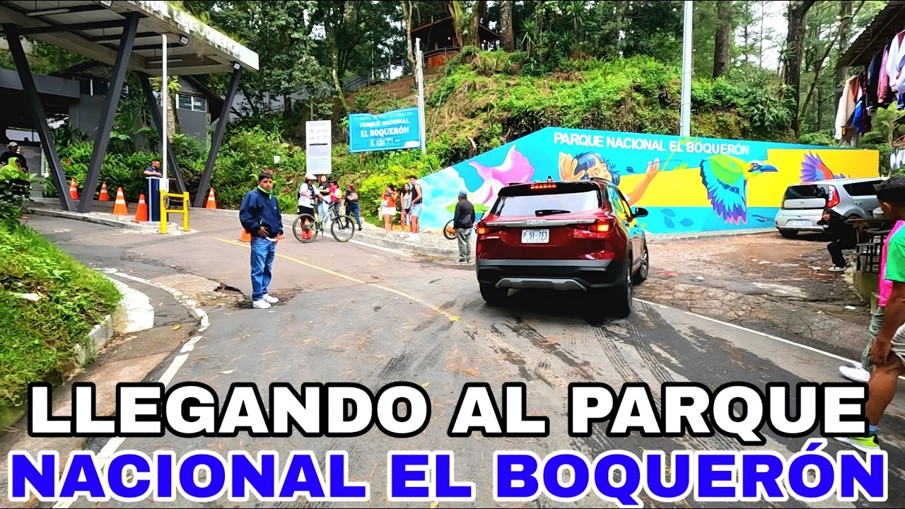 LLEGANDO AL PARQUE EL BOQUERÓN EL SALVADOR. #turismo