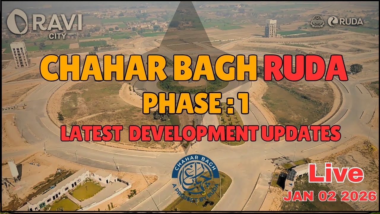 Chahar Bagh RUDA Phase 1 | Plots Ready for Construction | Jan 2026 Update | 10 Marla & 1 Kanal Plots