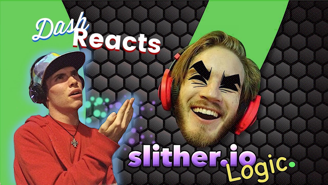 Dash Reacts | Slither.io Logic (Cartoon Animation)