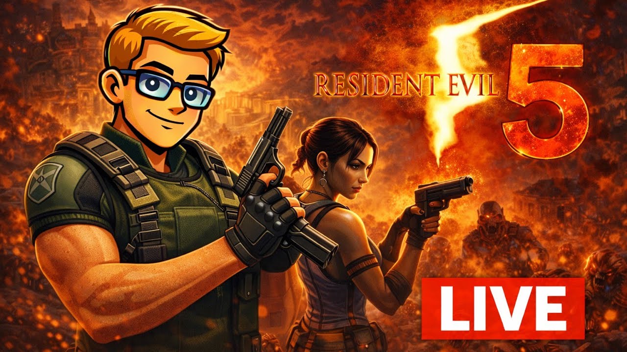 RESIDENT EVIL 5 dalej w grze  !!  // Live #2