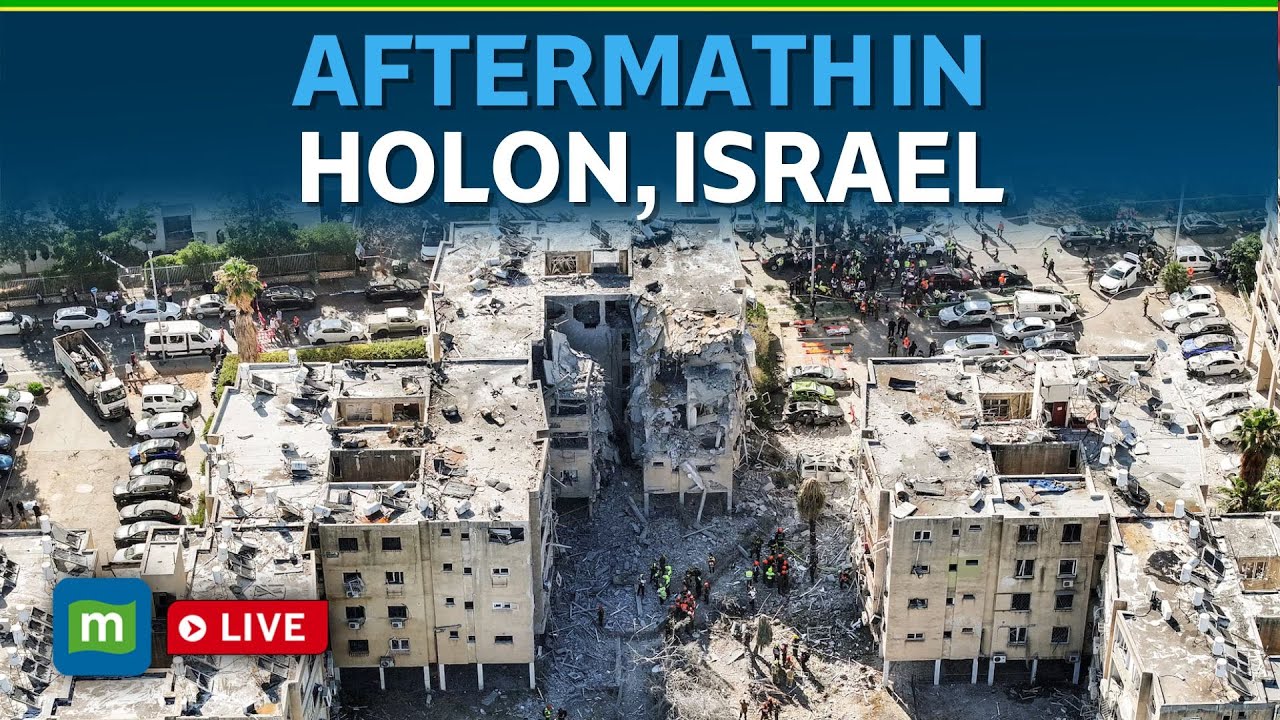 Live: In Holon, Iranian Missile Strike Reduces Residential Block To Rubble