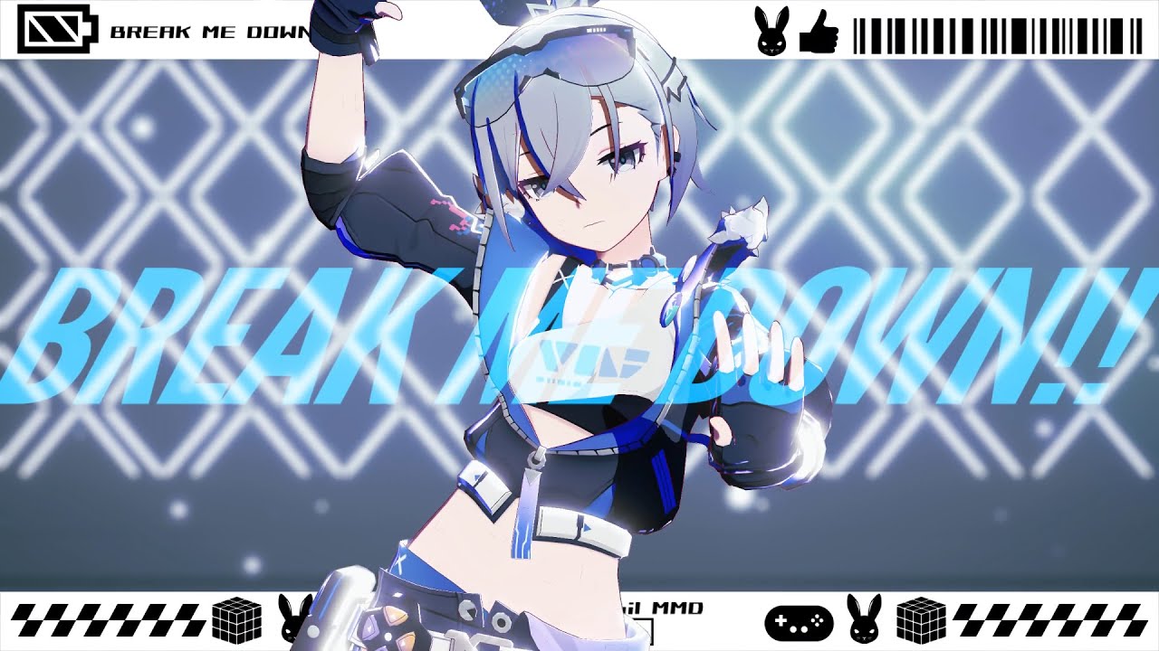 【Honkai：Star Rail MMD】BREAK ME DOWN!! 【銀狼/Silverwolf】