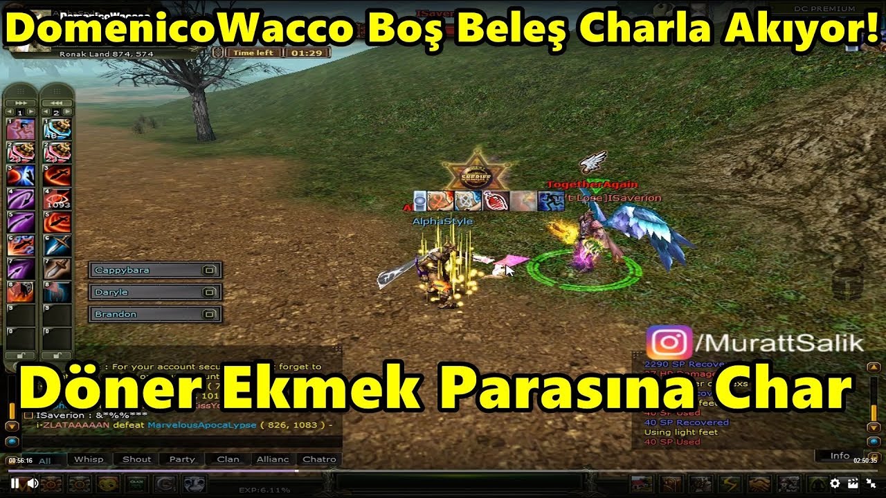 DomenicoWacco Boş Beleş Charla Akıyor! &Ouml;zel Pk Anları | Knight Online