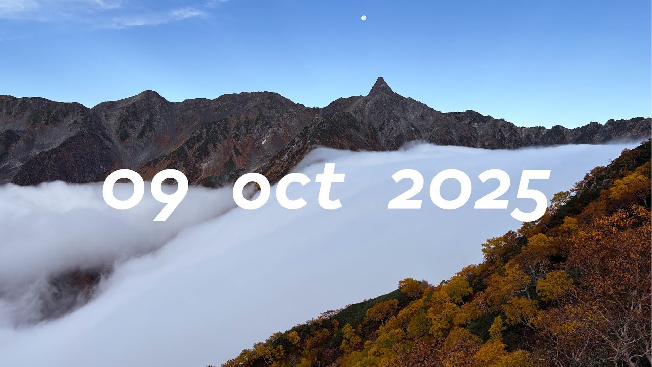 09 oct 2025 / yarigatake, higashi-kama ridge｜槍ヶ岳 東鎌尾根｜video, photography
