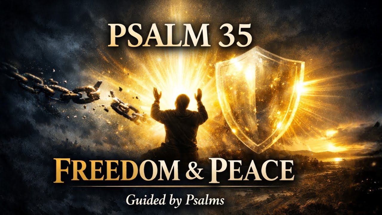 🛡️ Psalm 35 — Warfare Prayer for Freedom & Peace (Today) | Guided by Psalms
