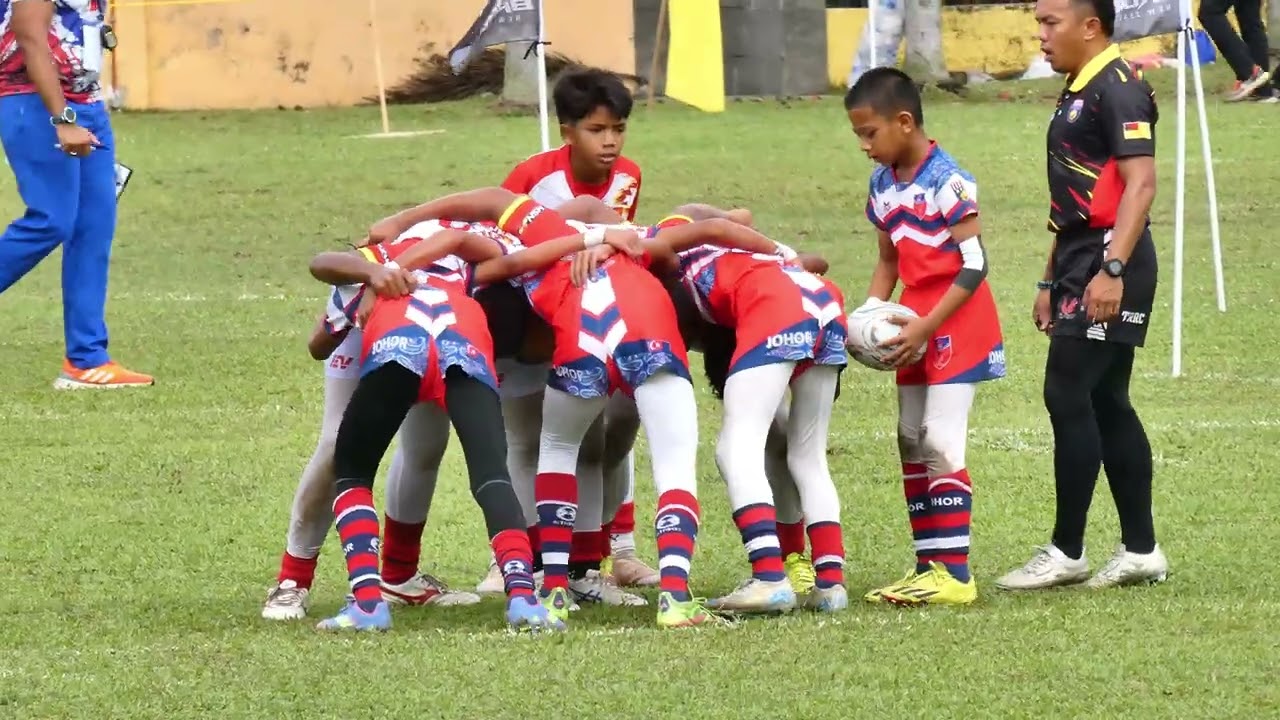 Ragbi MSSM 2025 U12 [ Johor  vs Selangor ] Peringkat Kump [15-74]