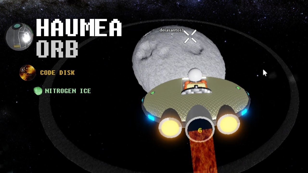 How to get HAUMEA ORB and NITROGEN ICE in SPACE SIMULATOR Roblox
