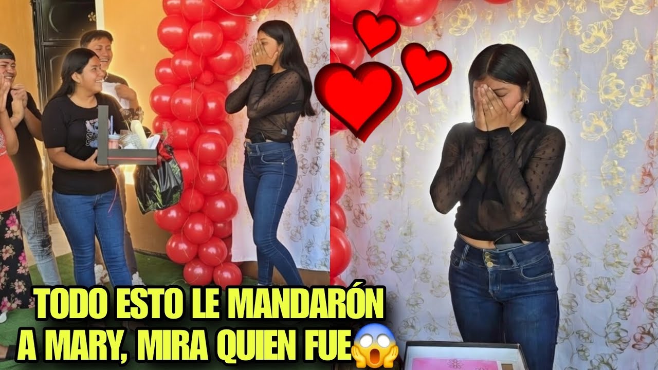 Detalle Para MARY, Mira Cúal Fue La Reacción De MARY Al Ver Todo Lo Que Le Mandarón A Regalar😱