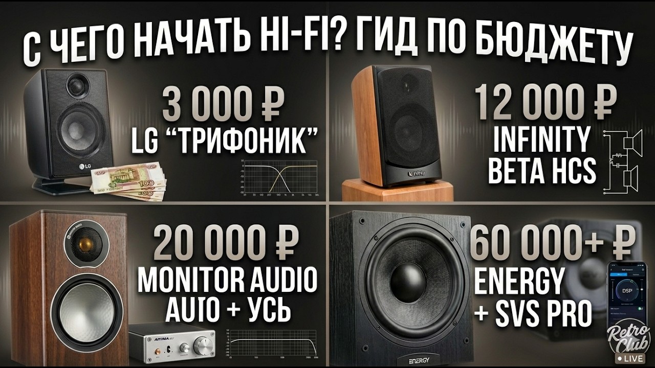 С чего начать путь в Hi-Fi? Обзор акустики от 3 000 до 60 000 рублей