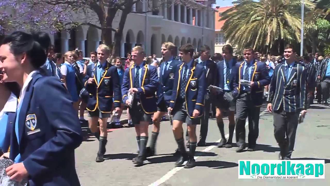 Laaste dag vir matrieks van Ho&euml;rskool Diamantveld