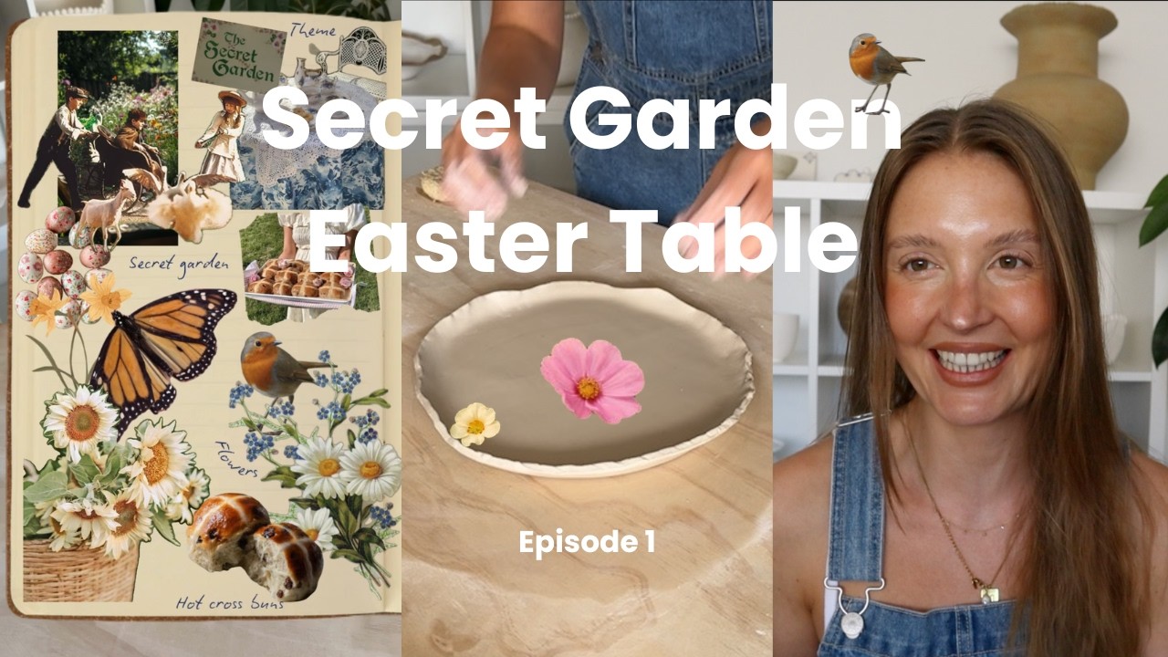 Make The Table: Easter Edition 🌸 | Handmade Ceramic Plates (Episode 1)