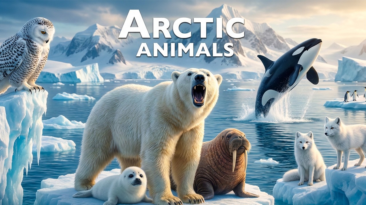 ARCTIC ANIMAL DISCOVERY | Stunning Arctic Wildlife in 4K 60FPS