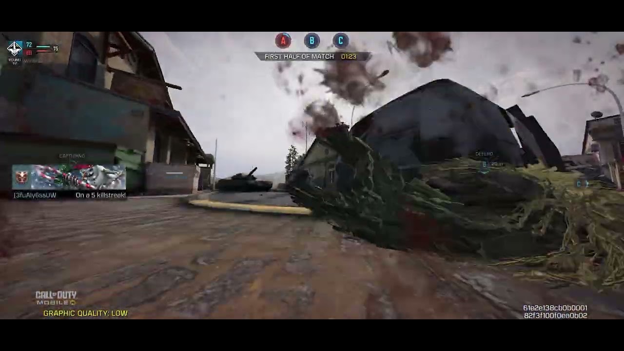 Teammate nuked and I was being trash