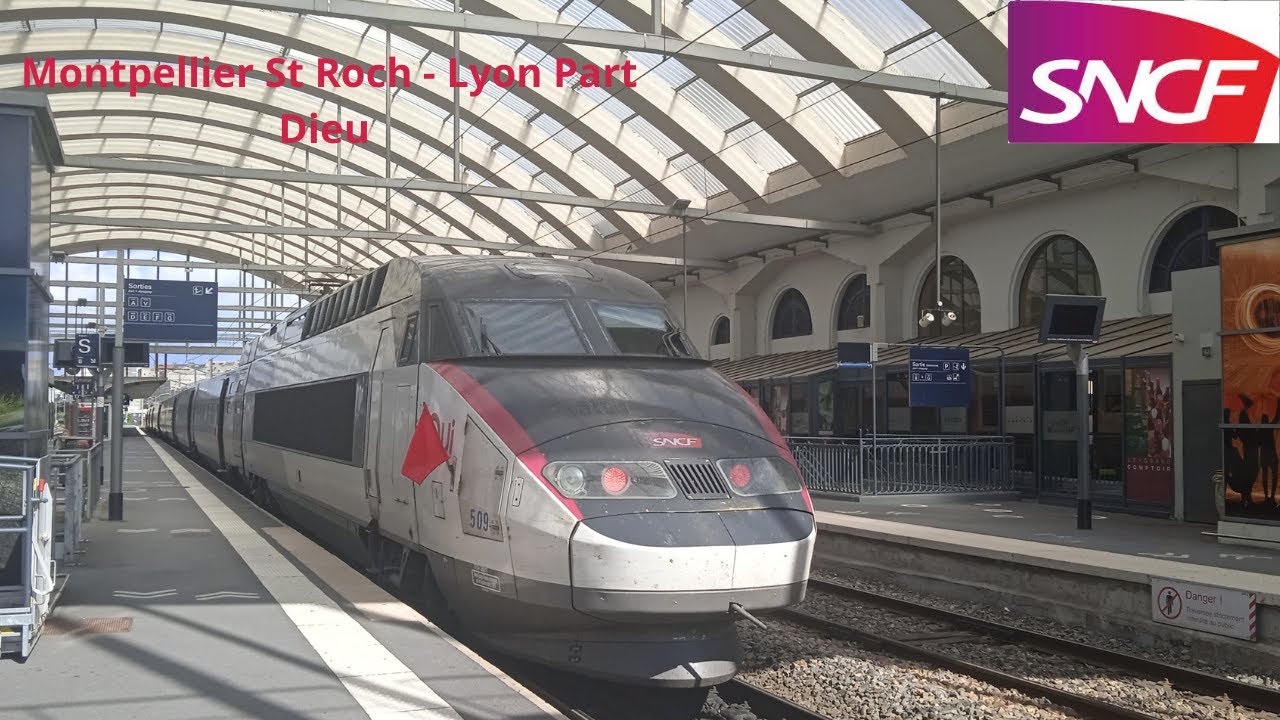 SNCF : [ Cab - Ride ] Marne la Vallée Chessy / Lyon Part Dieu en TGV Réseau.