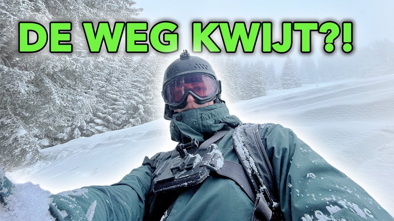 Ik was Verdwaald in het Bos Tijdens een Sneeuwstorm! Off-Piste Avontuur | Wintersport Vlog #6