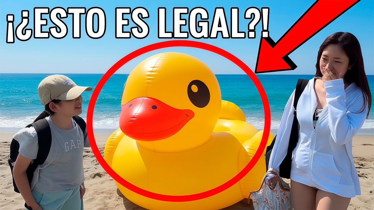 Mi Novia JAPONESA me OBLIGÓ a llevar ESTO a la Playa