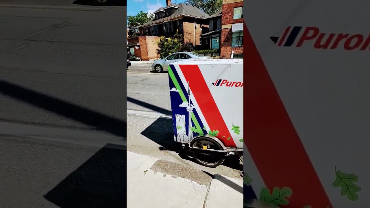 Purolator  E  bike. 
